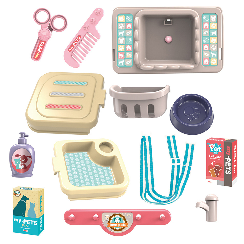 Salon piękności dla pupila, plecak z pieskiem