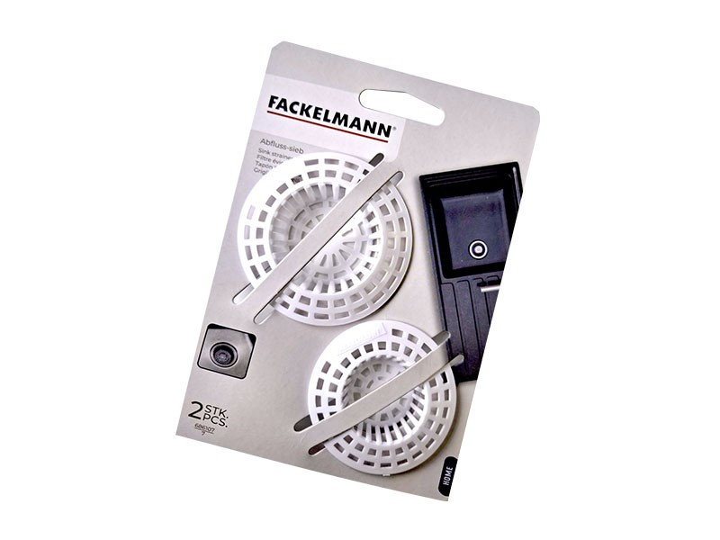 Zestaw 2 sitek do zlewu Ø35mm i Ø45 mm FACKELMANN 686107