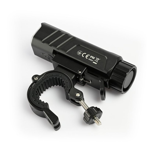 Latarka rowerowa Videx LED 2000lm IP68 czas pracy 100h 6 trybów zasięg 225m