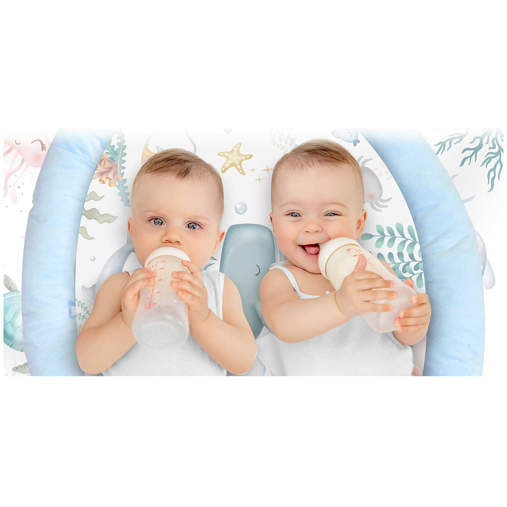 Mata  edukacyjna  interaktywna   -niebieska