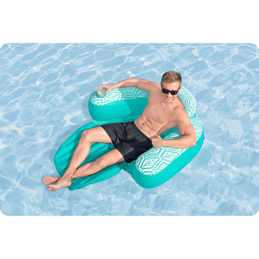 Bestway Dmuchany FOTEL do wody Deluxe Comfort Plush 145x120cm 43719