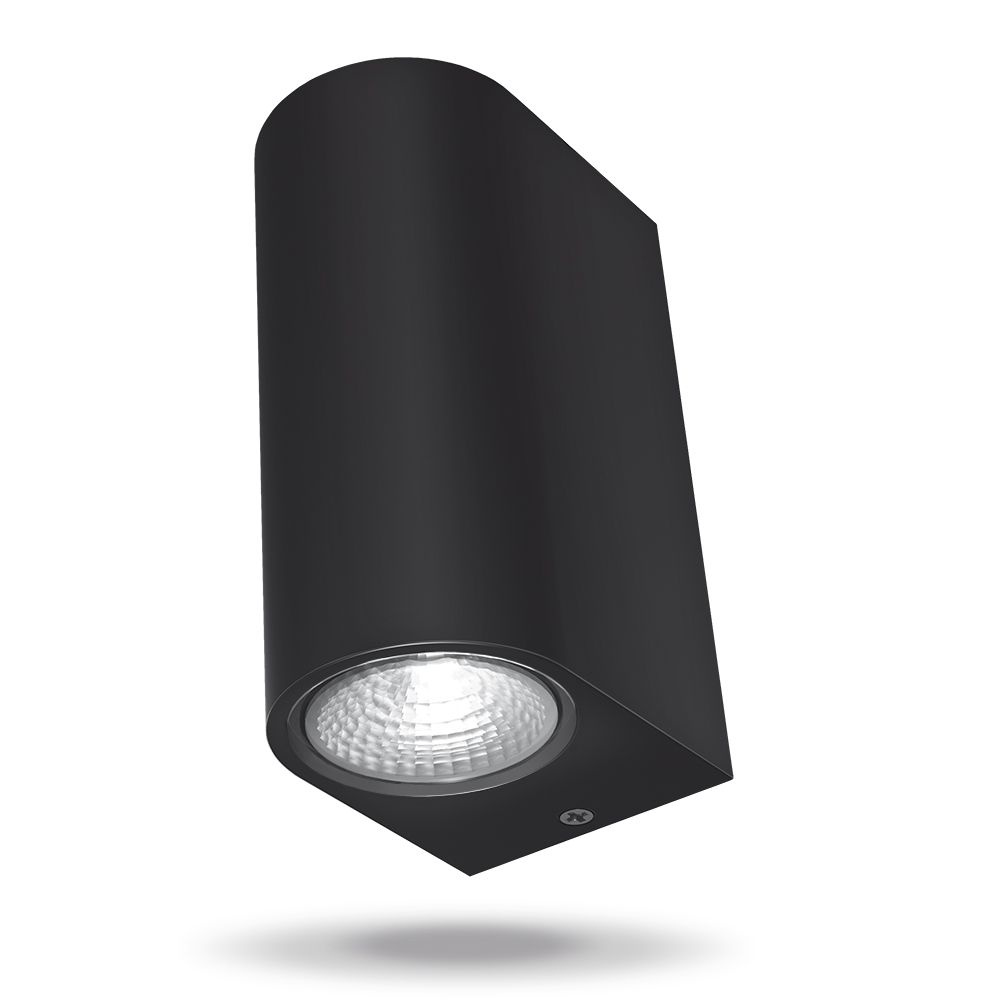 Oprawa elewacyjna dwustronna VIDEX-6W-PELLE-BLACK