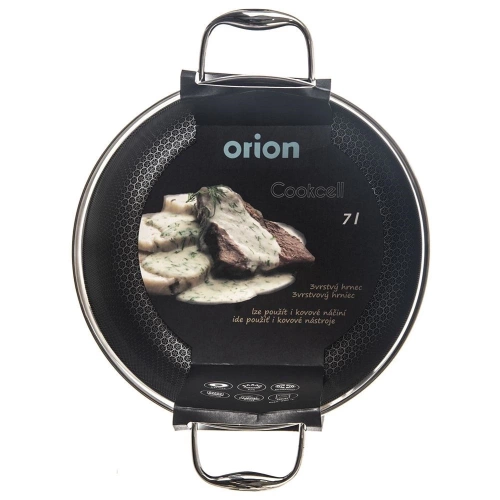 Garnek stalowy COOKCELL 26 cm, 7 l