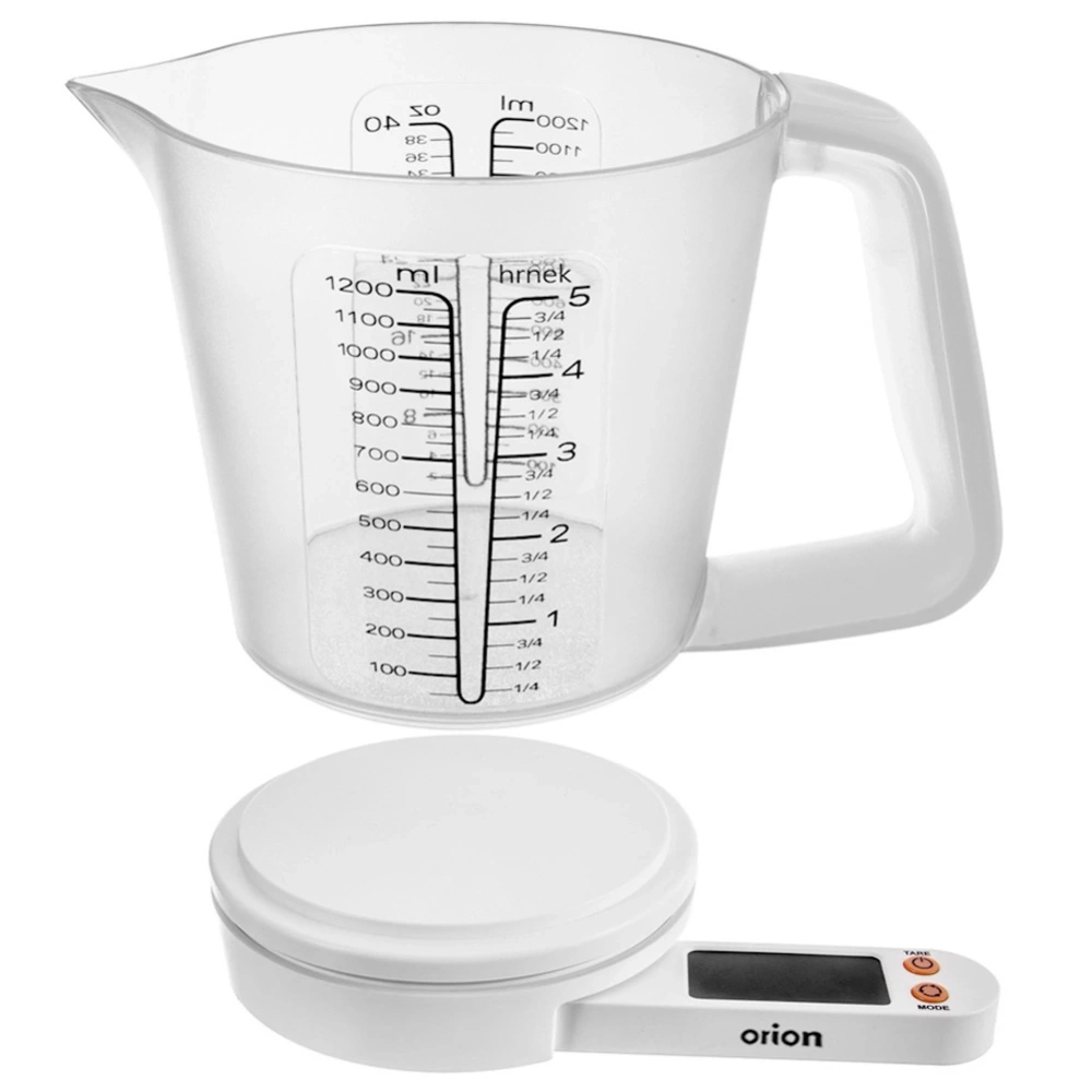 Waga kuchenna z miarką 5 kg, 1,2 l