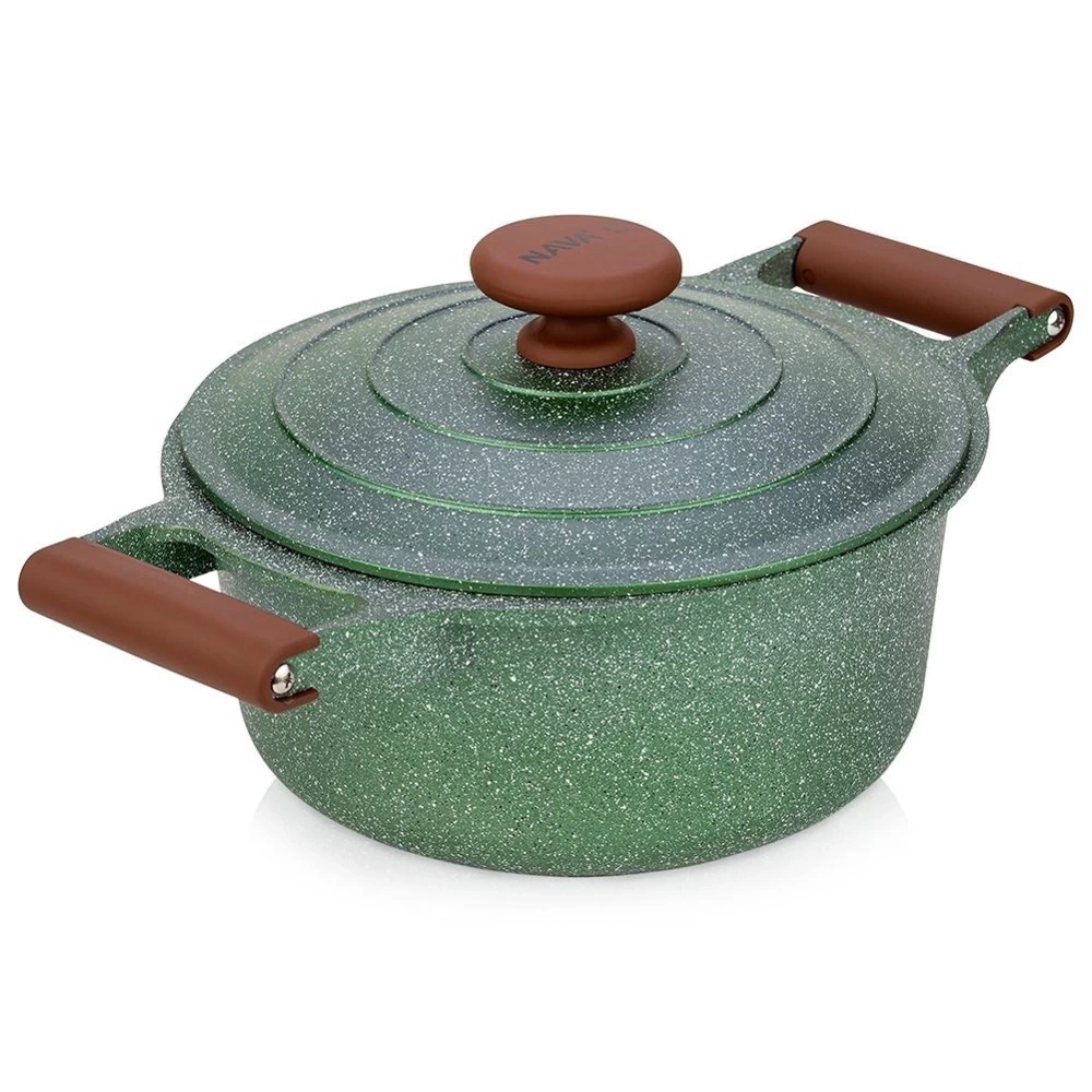 Garnek granitowy z pokrywką OMEGA 24 cm, 4,4 l