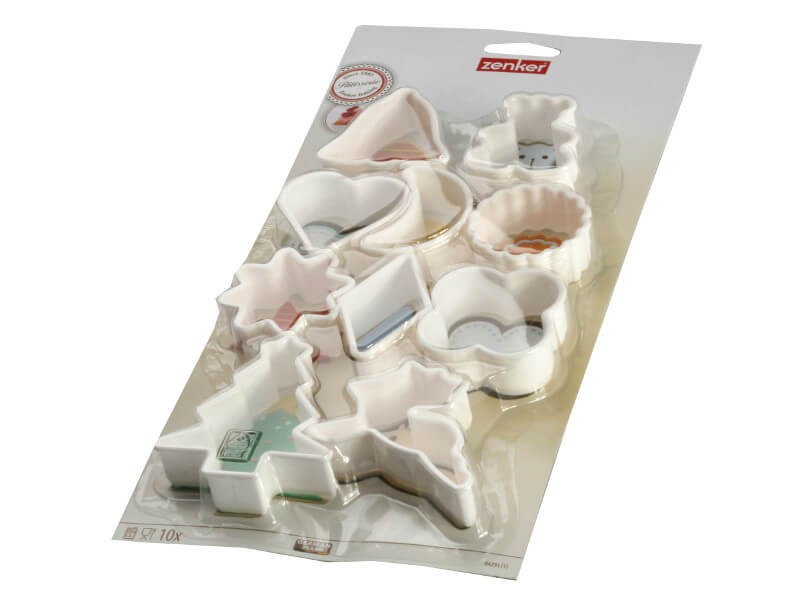 Foremki świąteczne wykrawacze do ciastek pierników foremka 10 sztuk