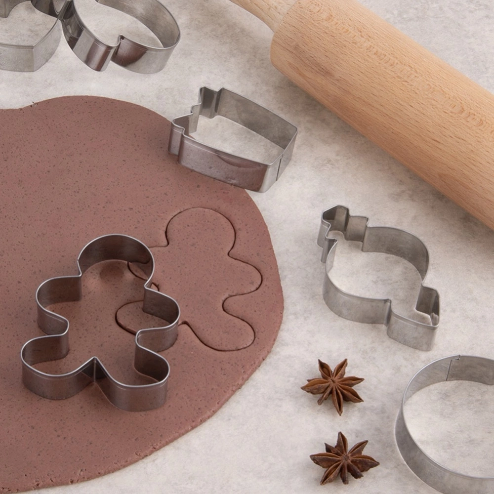 Wykrawacze do ciastek stalowe 6 szt.