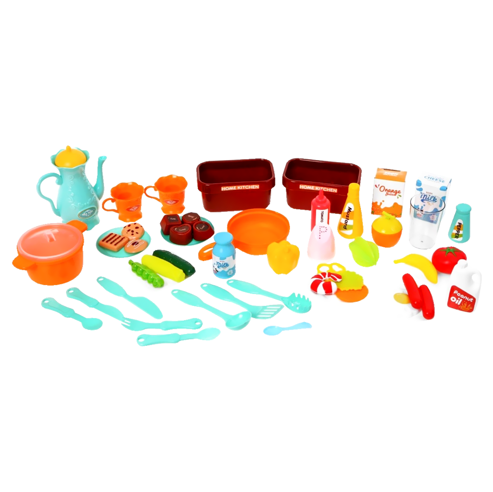 Kuchnia duża dla dzieci piekarnik, lodówka, kran, woda dźwięk swiatło Kucharz