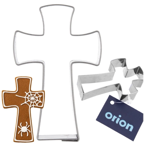 Wykrawacz do ciastek stalowy krzyż 6,4 cm