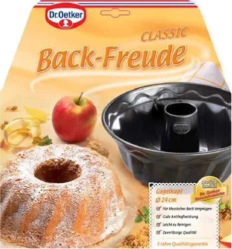 Forma do pieczenia ciasta Bundt Ø 24 cm, stalowa, nieprzywierają Dr. Oetker