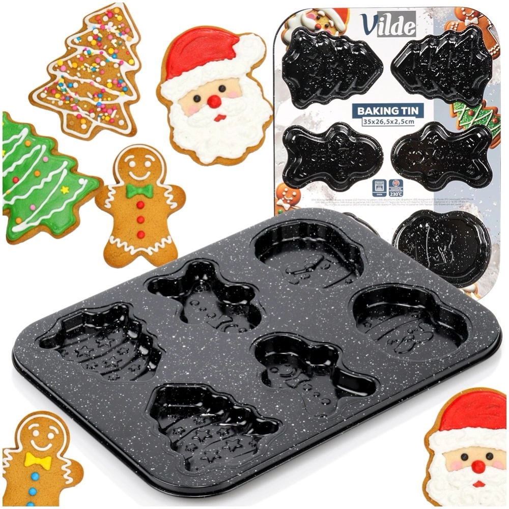 Forma do ciastek granitowa 35x26,5x2 cm