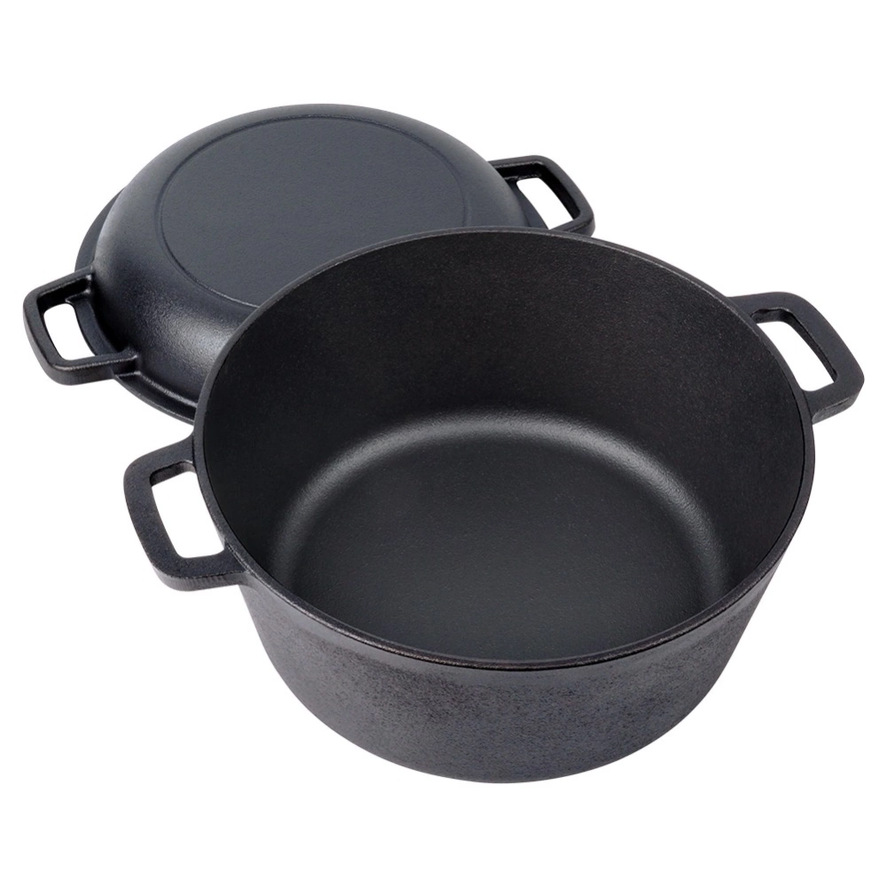 Garnek z pokrywką żeliwny 2w1 CAST LINE 26 cm, 4,5 l / 1,6 l