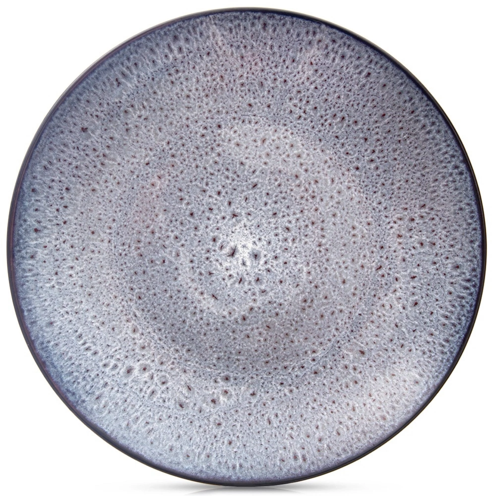 Talerz obiadowy płytki ceramiczny fioletowy GLAZE 27 cm