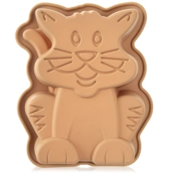 Forma do pieczenia silikonowa kot 20x16x4,5 cm