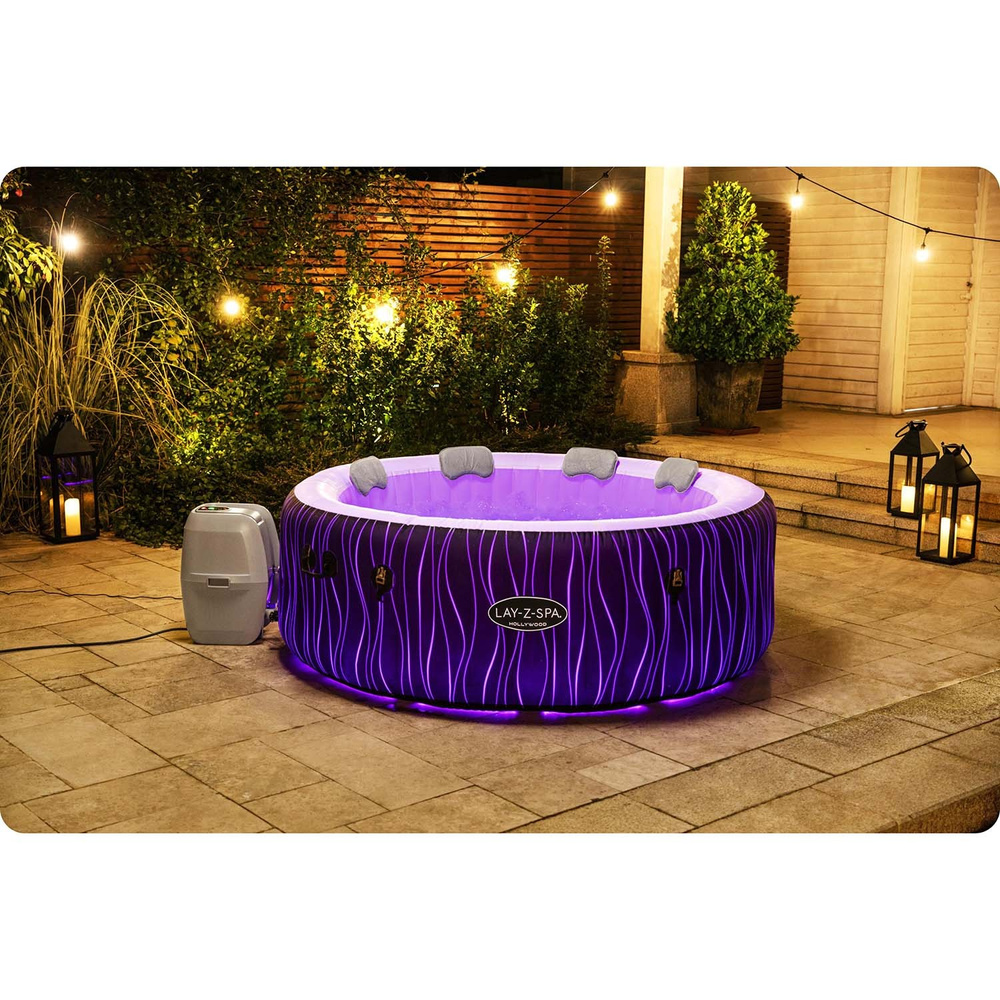 Bestway jacuzzi Lay-Z-Spa HOLLYWOOD 4-6os 196 cm LED 60059