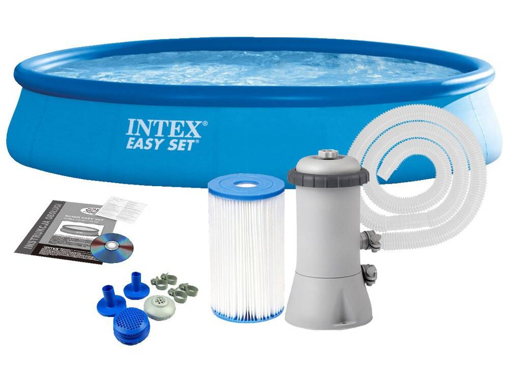 Basen rozporowy z pompą 457 x 84 cm  INTEX 28158 WP