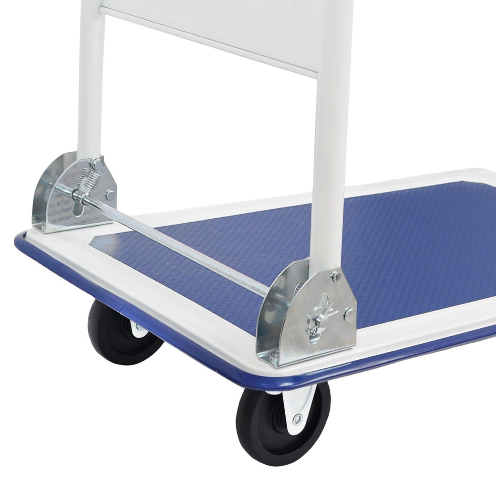 Wózek platformowy magazynowy transportowy składany ręczny 150kg