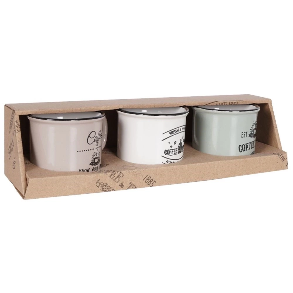Kubki ceramiczne 160 ml 3 szt.