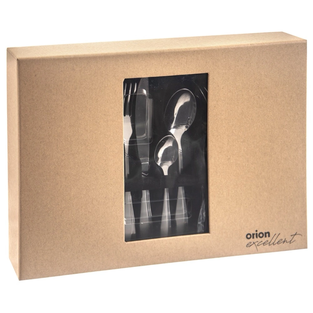 Zestaw sztućców stalowy dla 6 osób 24 el.