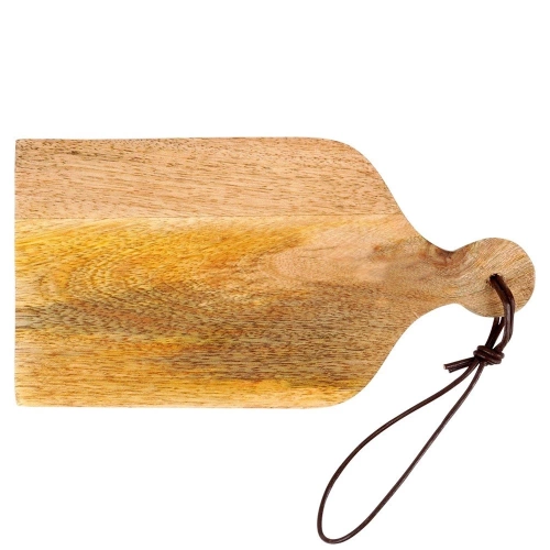Deska do krojenia i serwowania drewniana 19,5x10 cm
