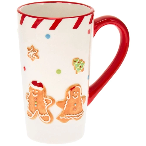 Kubek ceramiczny piernikowy ludzik 570 ml