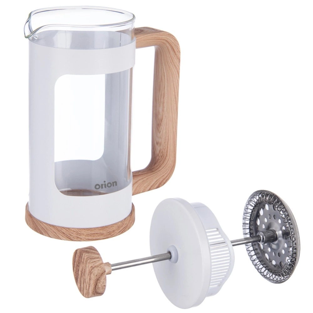 Zaparzacz tłokowy do kawy i herbaty szklany WHITELINE 400 ml