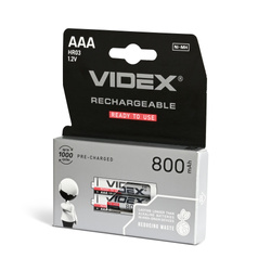 Akumulator Ni-MH VIDEX HR03 800mAh 2 szt. BLISTER