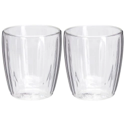 Szklanki termiczne z podwójną ścianką do kawy espresso 120 ml 2 szt.