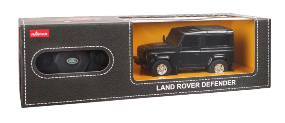 Land Rover Defender skala 1:24 Rastar 78500 samochód sterowany czarny