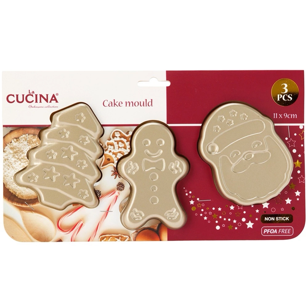 Foremka do ciastek stalowa 3 szt.