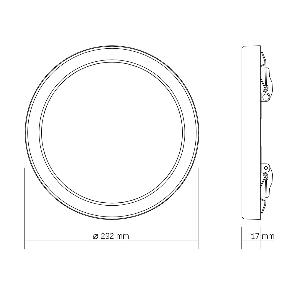 Lampa sufitowa LED VIDEX 24W z regulacją barwy światła