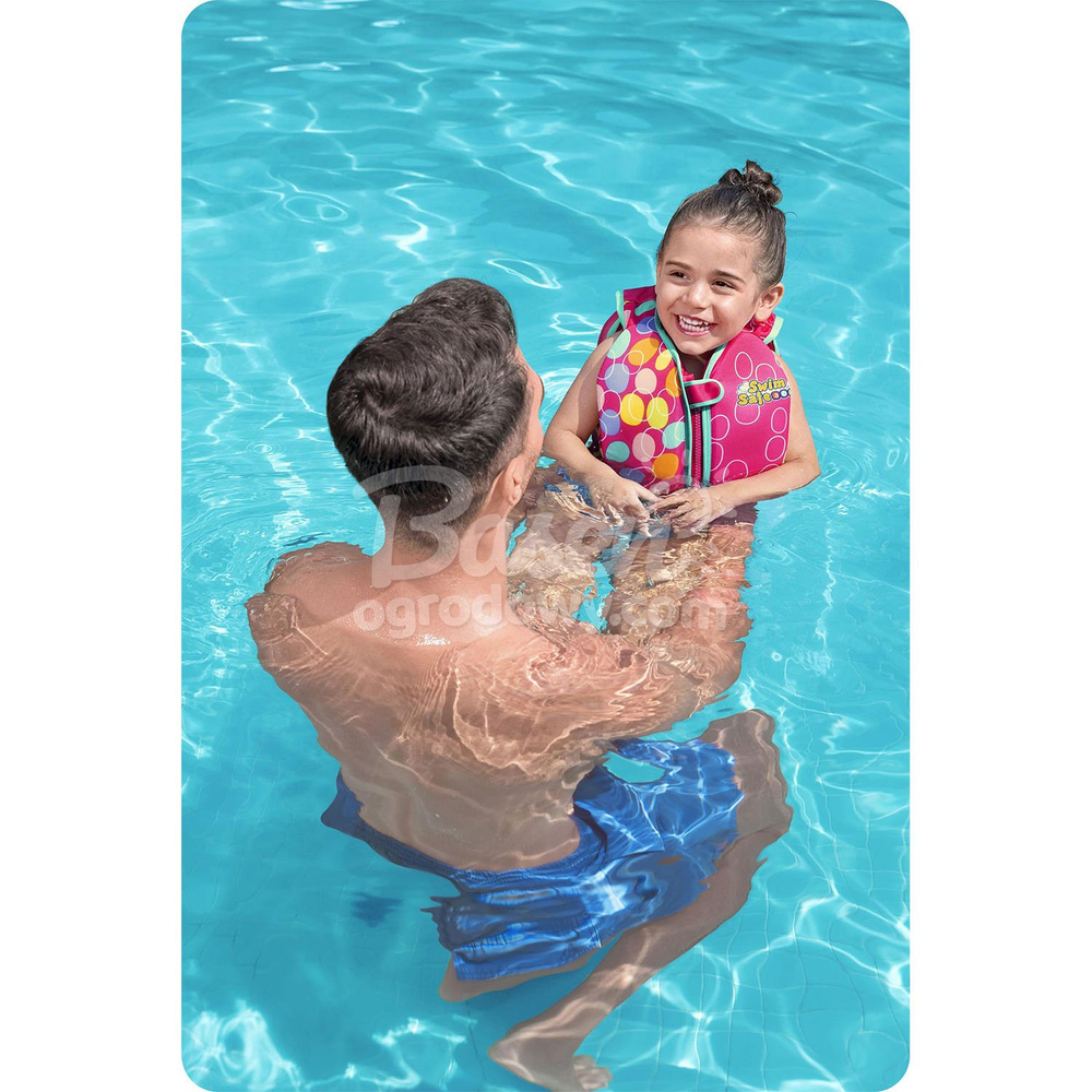 Kamizelka do nauki pływania dla dzieci różowa S/M Bestway 32176