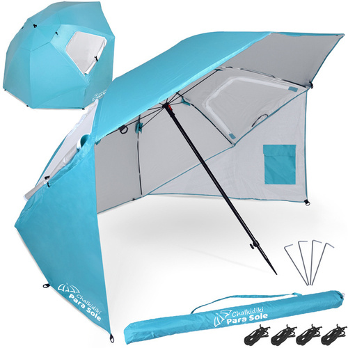 Parasol Plażowy Chalkidiki Para Sole UPF 50+  na Plażę do Ogrodu SP0784