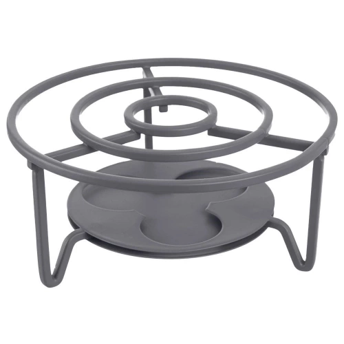 Podgrzewacz pod dzbanek do herbaty metalowy szary 16,5 cm