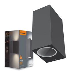 Oprawa elewacyjna dwustronna VIDEX-2XGU10-ARON-GRAY
