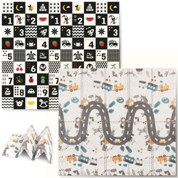 Mata piankowa edukacyjna składana 200 x 180 x 1 cm 