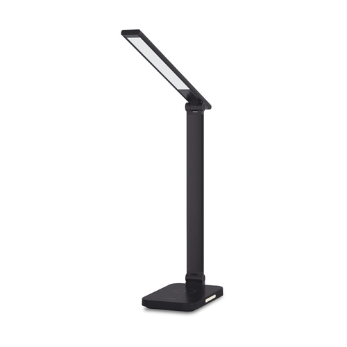 Lampa biurkowa LED z ładowaniem bezprzewodowym VIDEX VL-TF17B Czarna
