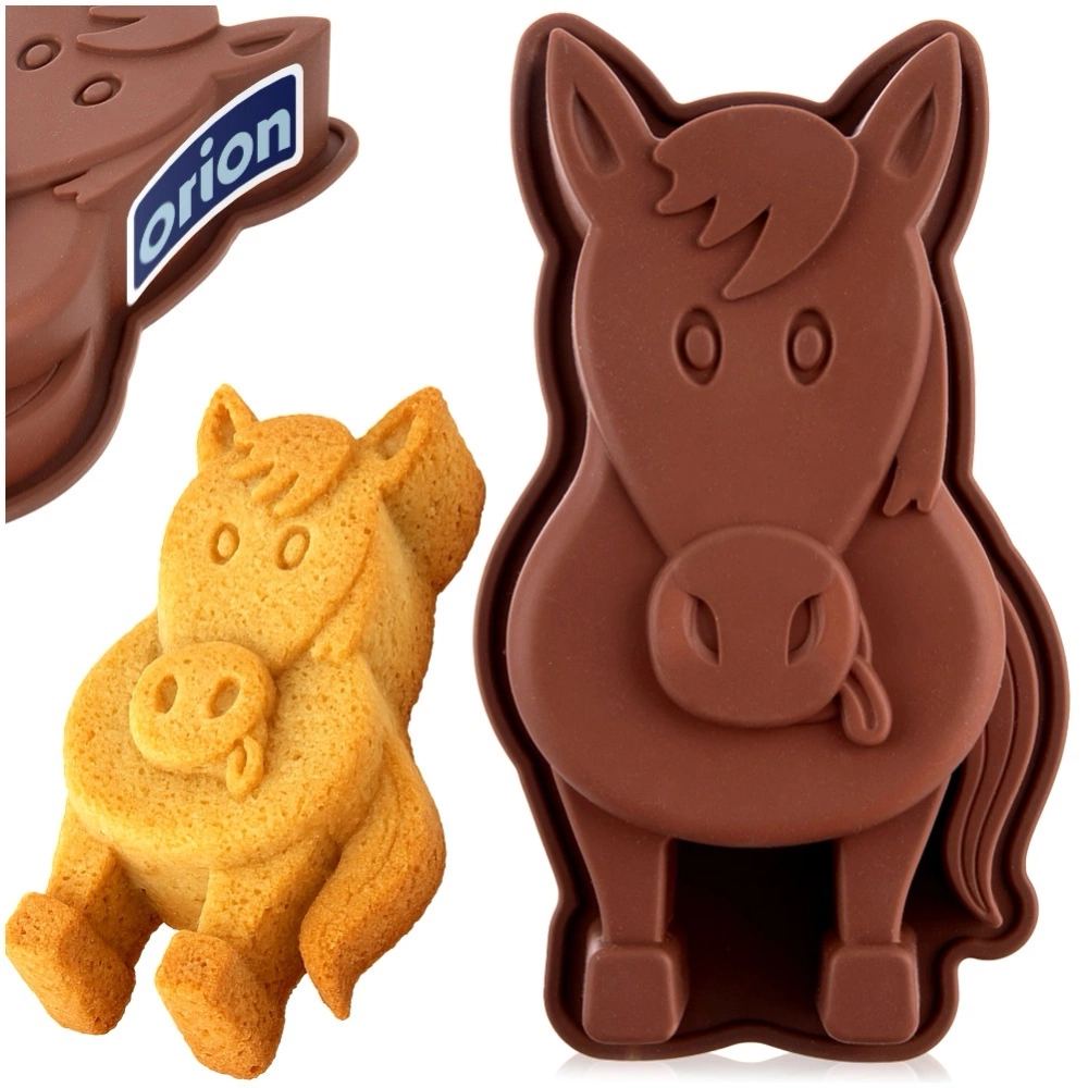 Forma do pieczenia silikonowa koń 19x10x4 cm