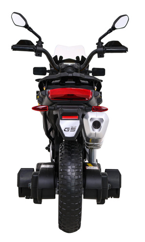 Motor BMW F850 GS na akumulator dla dzieci Żółty + Kółka pomocnicze + Audio LED + Wolny Start + EVA