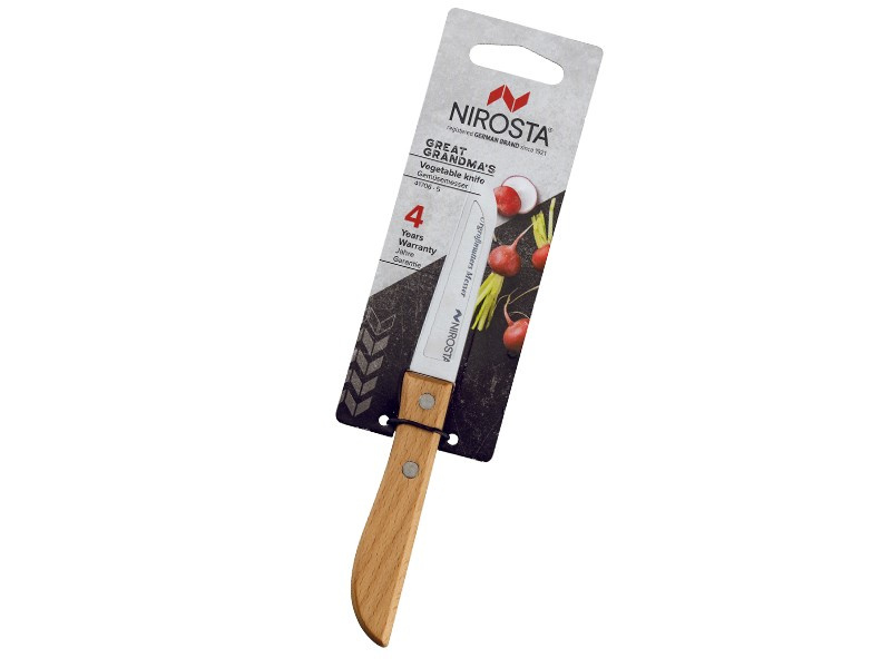Nóż do obierania warzyw jarzyn  krojenia NIROSTA 41706