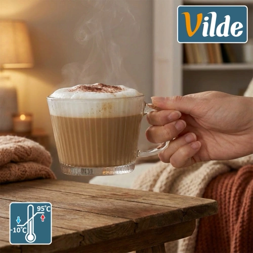 Szklanki do kawy i herbaty 370 ml 6 szt.