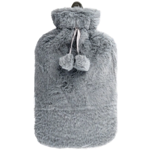 Termofor z pokrowcem szary 2 l