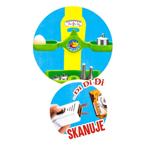 Supermarket Sklep z kasą Wózek Zakupy akcesoria skaner OUTLET