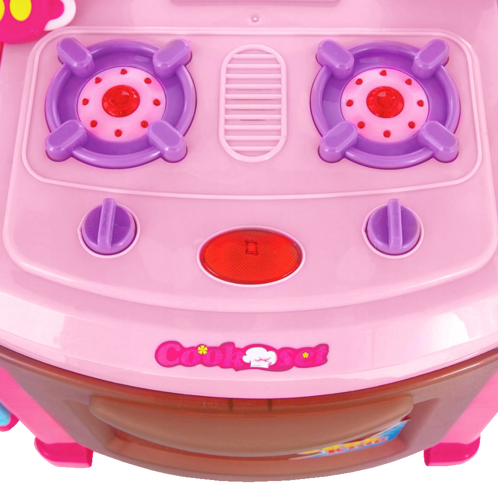 Duża kuchnia dla dzieci akcesoria sztućce garnki