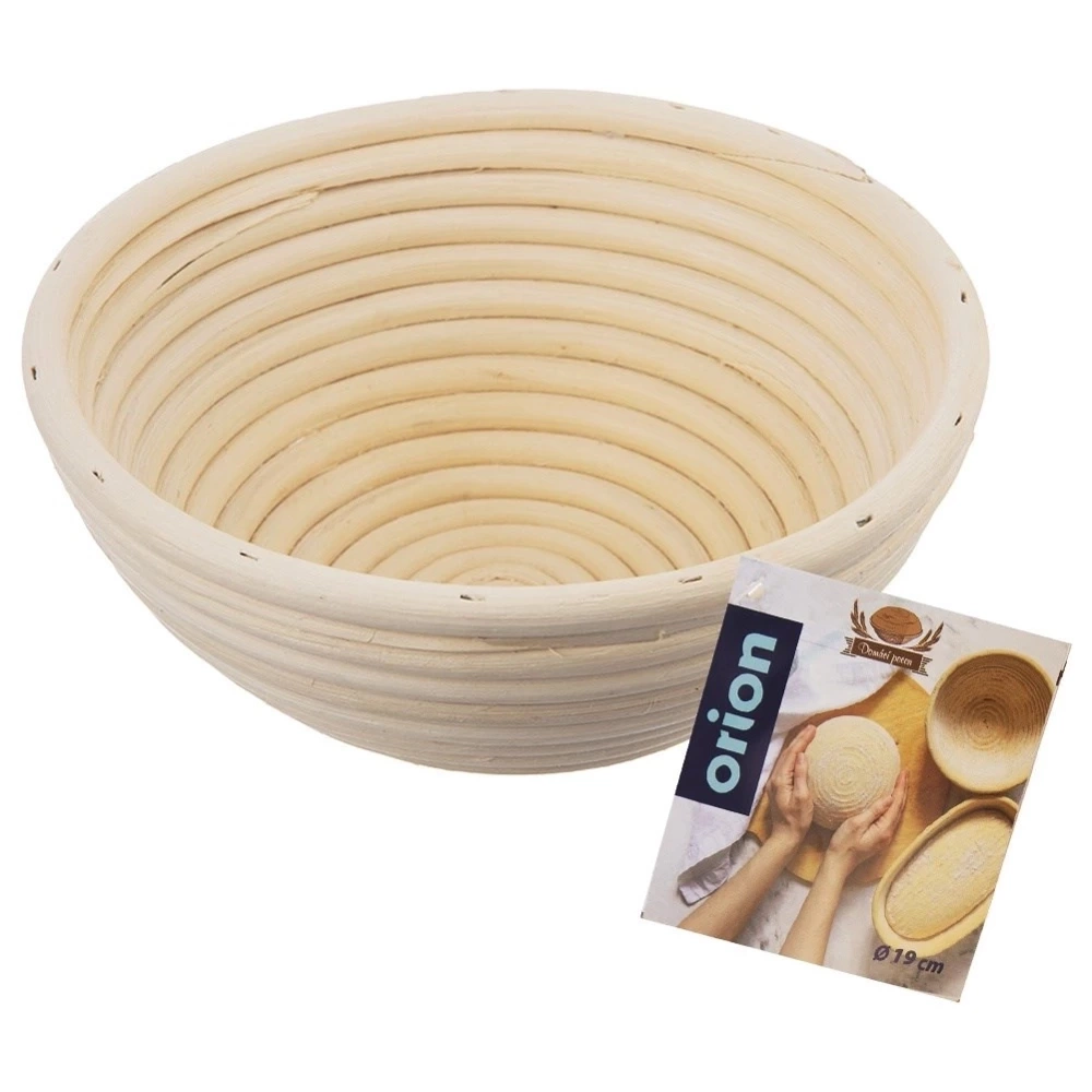 Koszyk do wyrastania ciasta na chleb rattanowy 0,7 kg / 19 cm