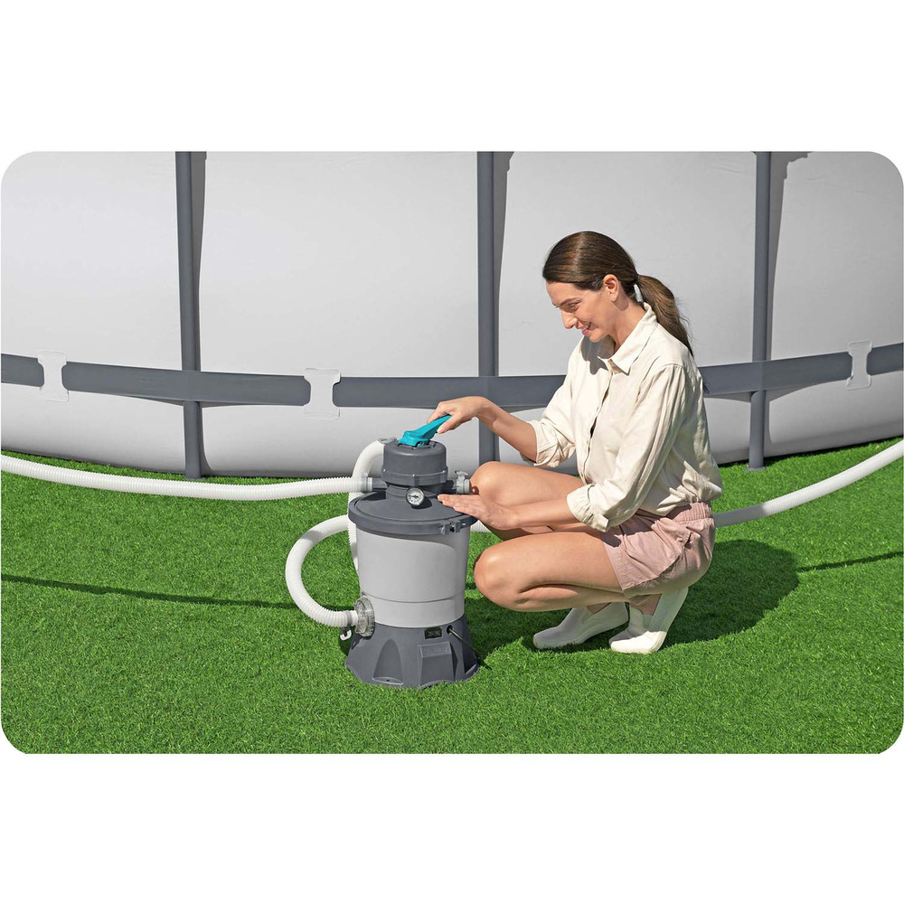 Pompa piaskowa do basenów + kulki filtracyjne 3596l/h Bestway 58515