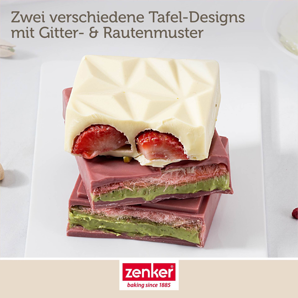 Forma do czekolady silikonowa Dubai, 20 cm Zenker