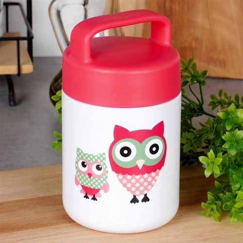 Termos obiadowy stalowy SOWA 450 ml