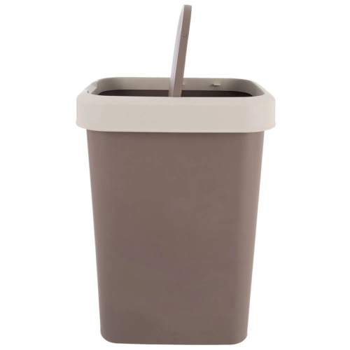Kosz na śmieci plastikowy brązowy 25 l