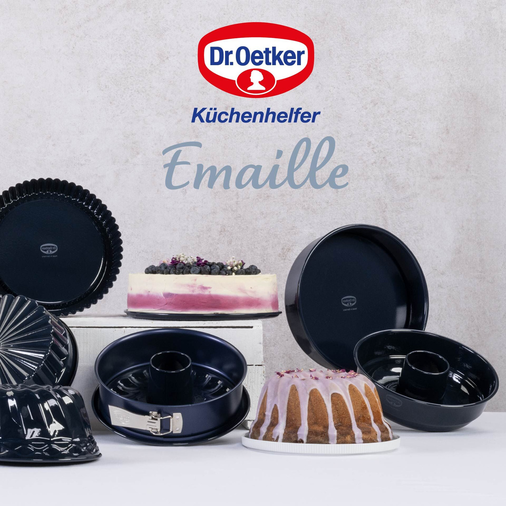 Forma blacha do pieczenia ciast tortownica Ø28 cm z emalią Dr. Oetker
